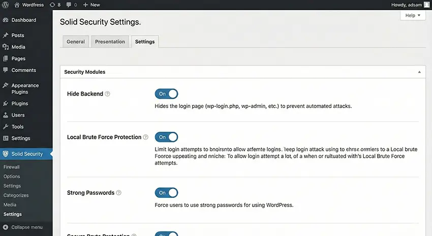 Solid Security Screenshot
