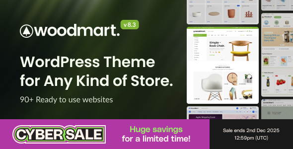 WoodMart - Multipurpose WooCommerce Theme 