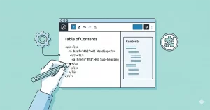 WordPress Table of Contents without plugin