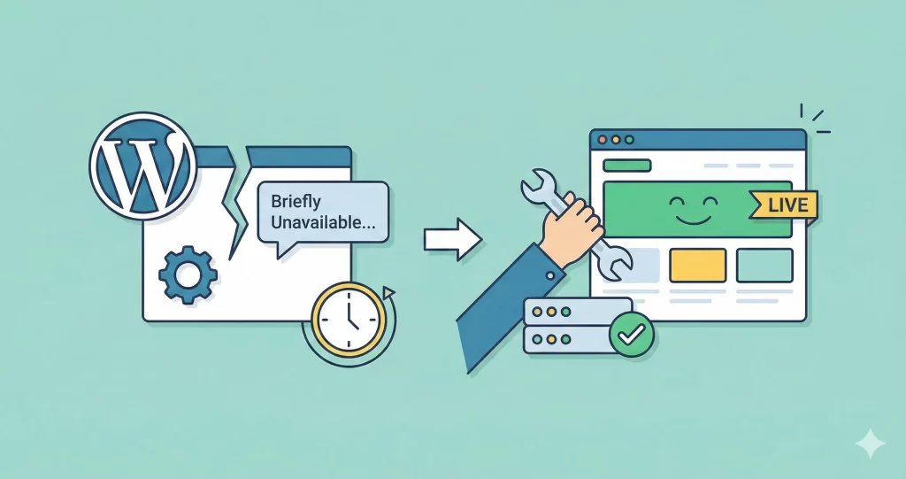 Easily Fix the WordPress Maintenance Mode Error (Beginner Guide) - PixelNet