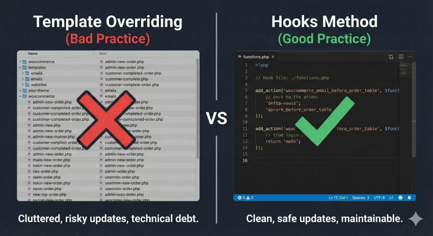Customize WooCommerce Emails : Why You Should Avoid Overriding Templates