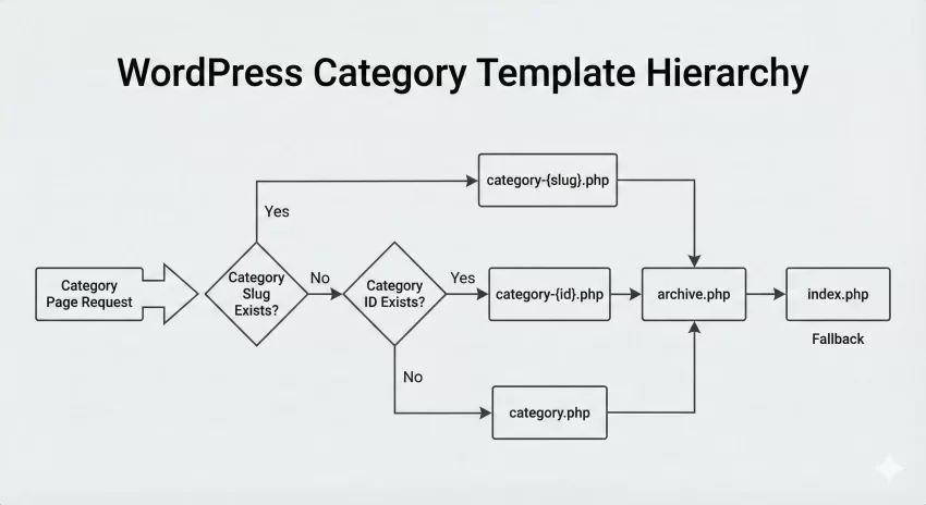 WordPress custom category template: WordPress Category Template Hierarchy