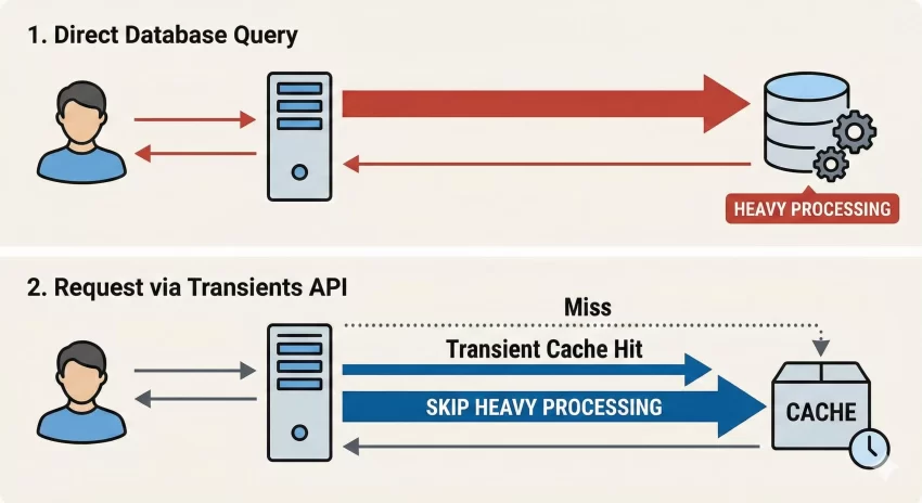 WordPress Transients API - Direct Query vs. Transients API