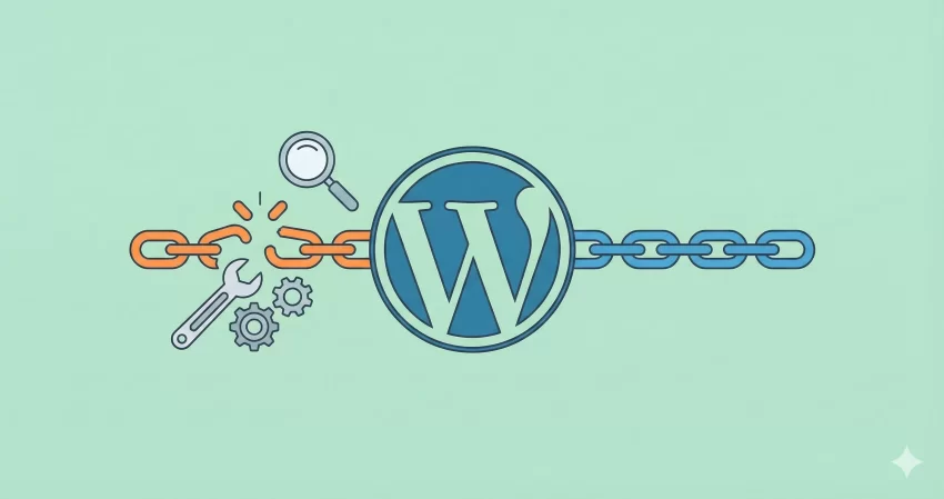 fix broken links in WordPress