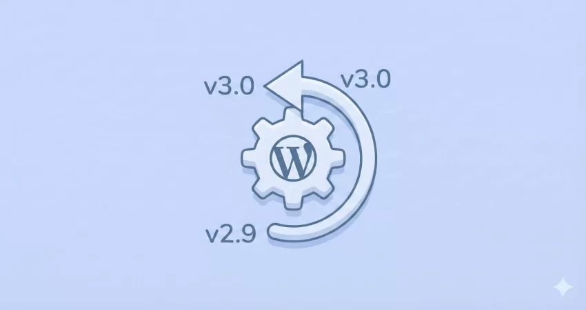 Rollback WordPress Plugin