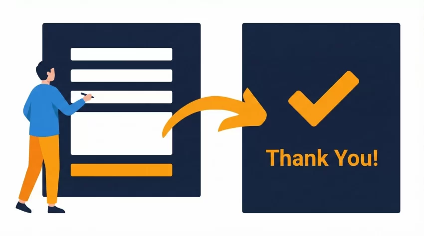 Contact Form 7 Redirect - The Process Illustration