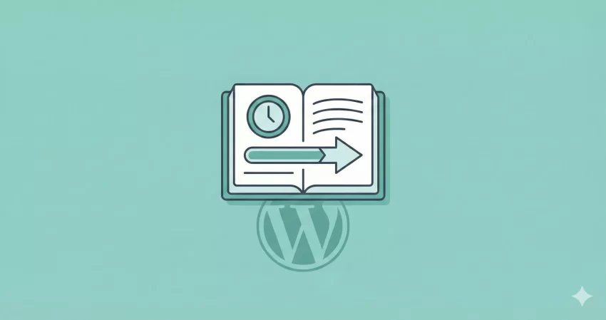 WordPress reading time progress bar