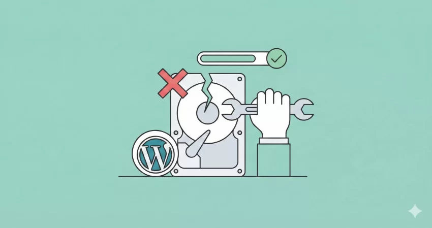 WordPress upload failed to write file to disk