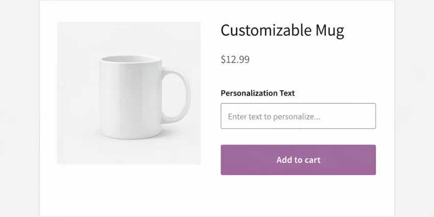 WooCommerce Add Custom Field Input field displayed on the product page