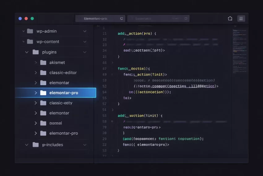 Custom Elementor Skin – Plugin Structure Setup